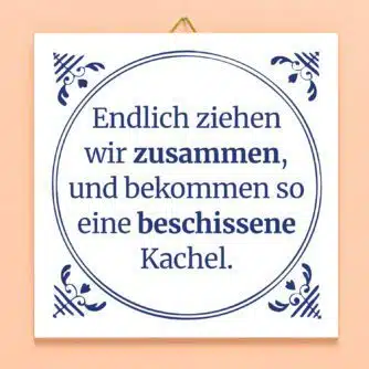Kachel Endlich ziehen wir zusammen