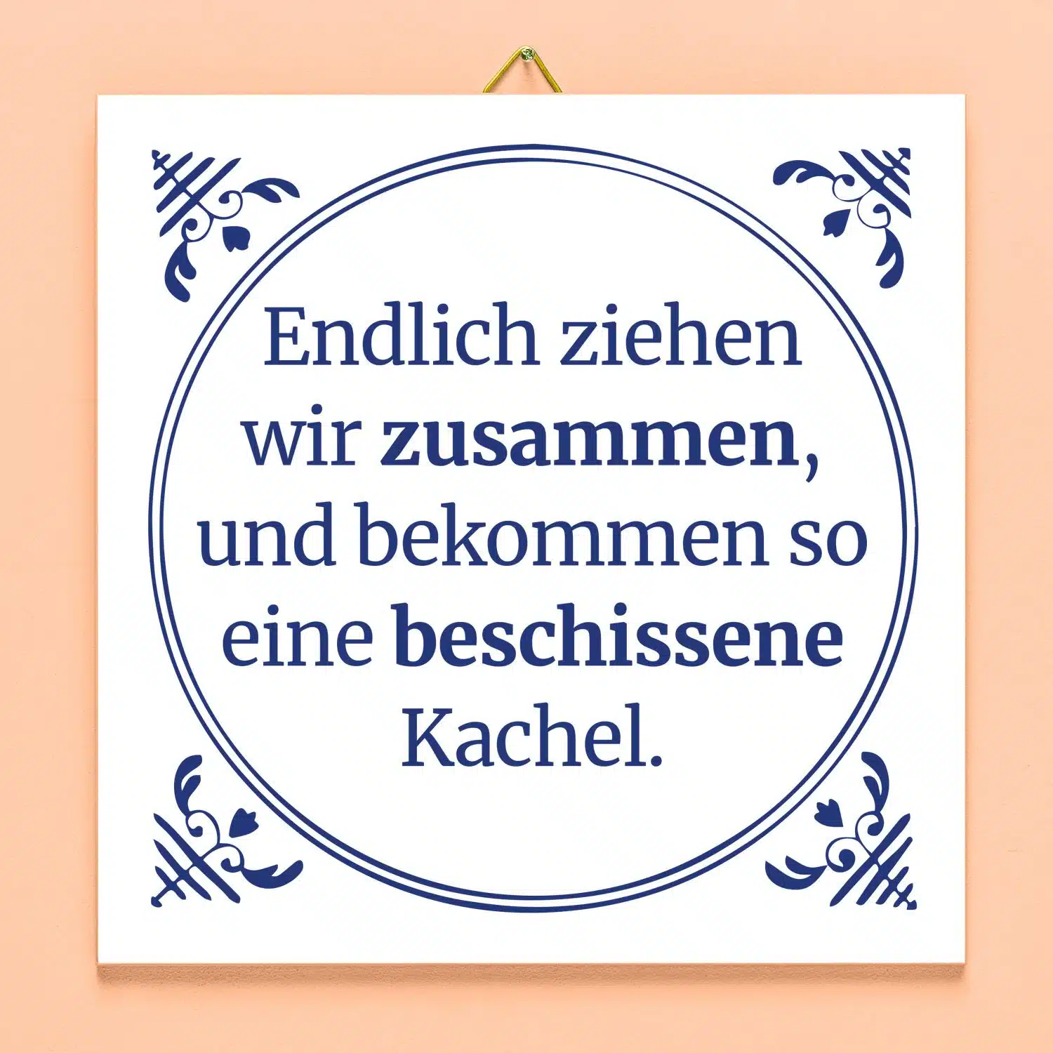 Kachel Endlich ziehen wir zusammen