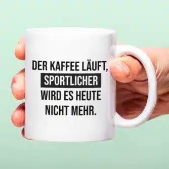 Tasse Der Kaffee läuft
