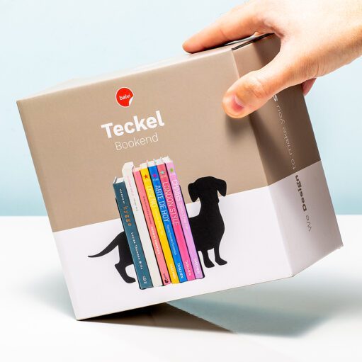 Teckel Buchstütze (Set von 2)