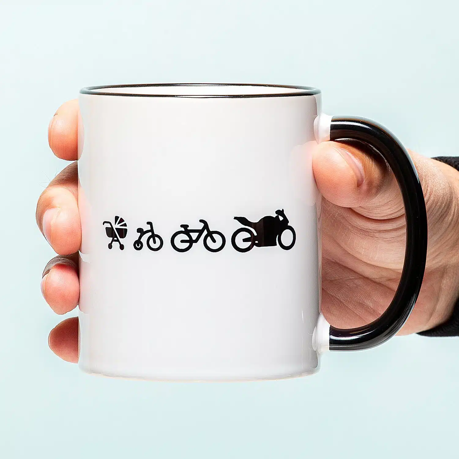 Tasse Motorrad Evolution