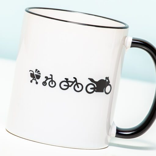 Tasse Motorrad Evolution