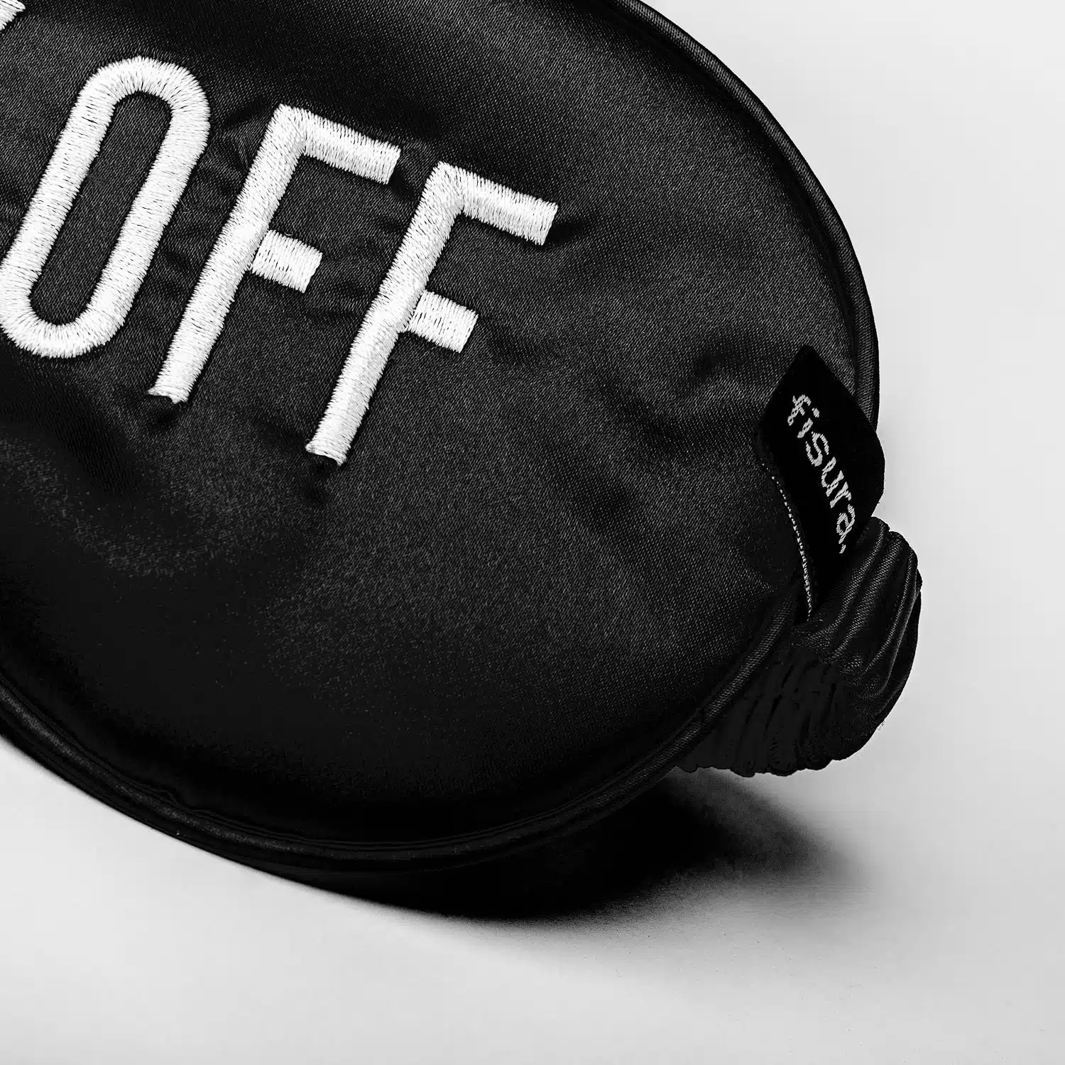 Schlafmaske Fuck Off - Schwarz, Rot