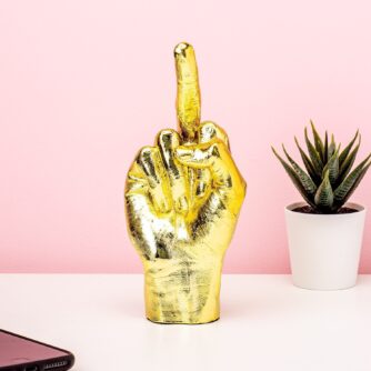 Mittelfinger-Statue