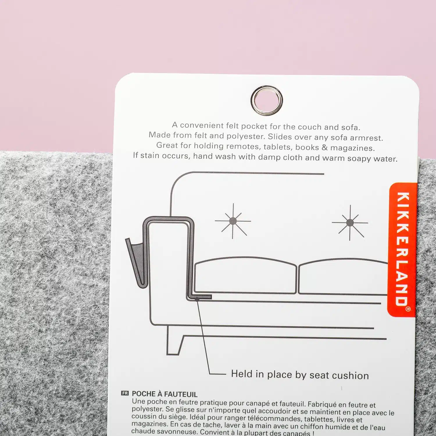 Sofa-Tasche für die Couch