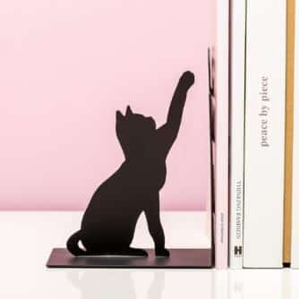 Angelnder Katzen Buchstütze