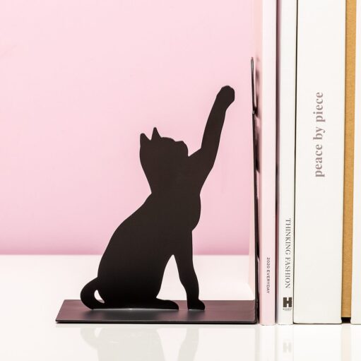Angelnder Katzen Buchstütze