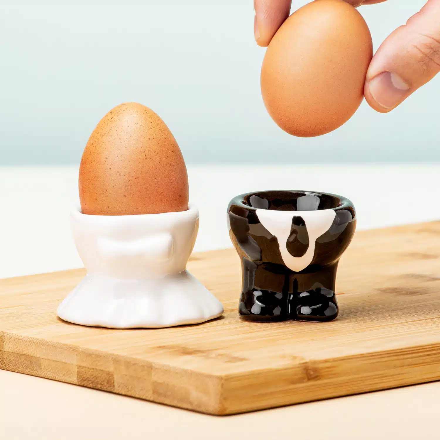 Bräutigam Braut Eierbecher