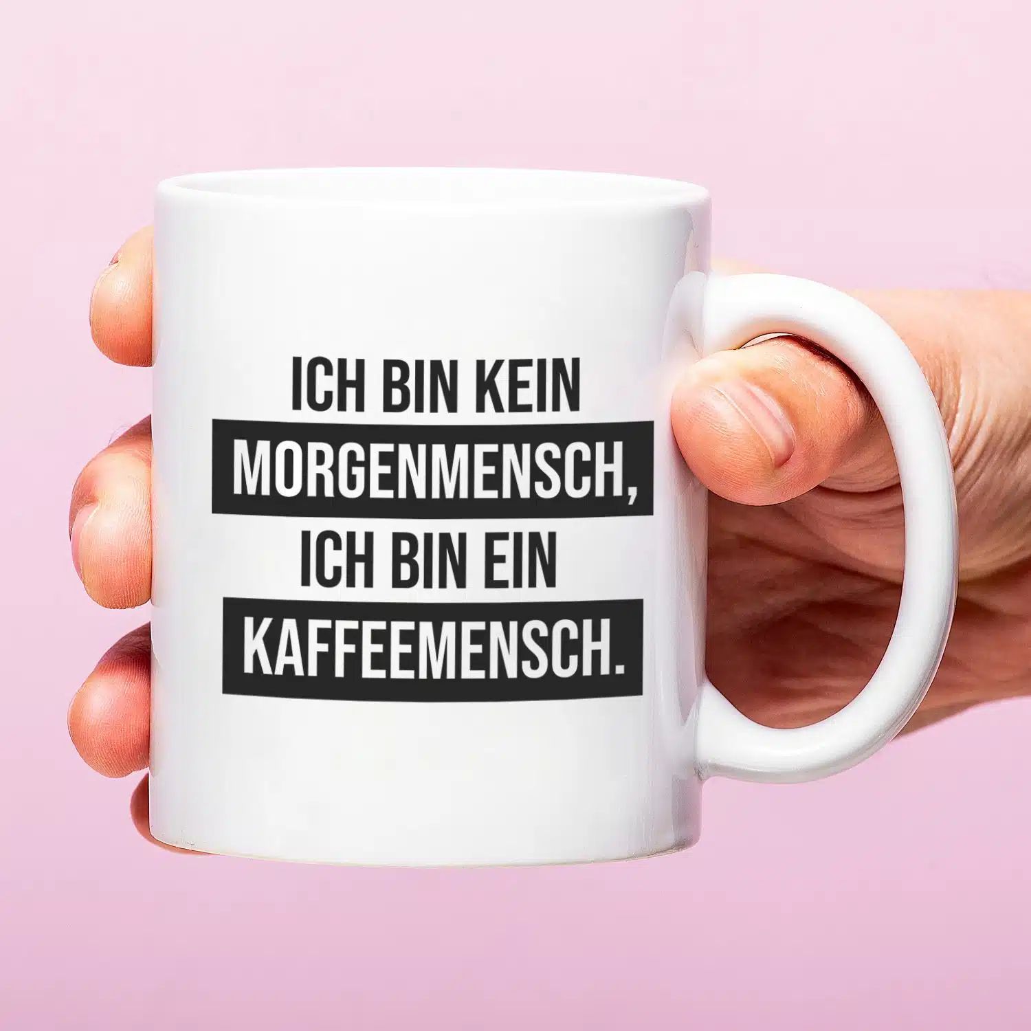 Tasse Ich bin kein Morgenmensch