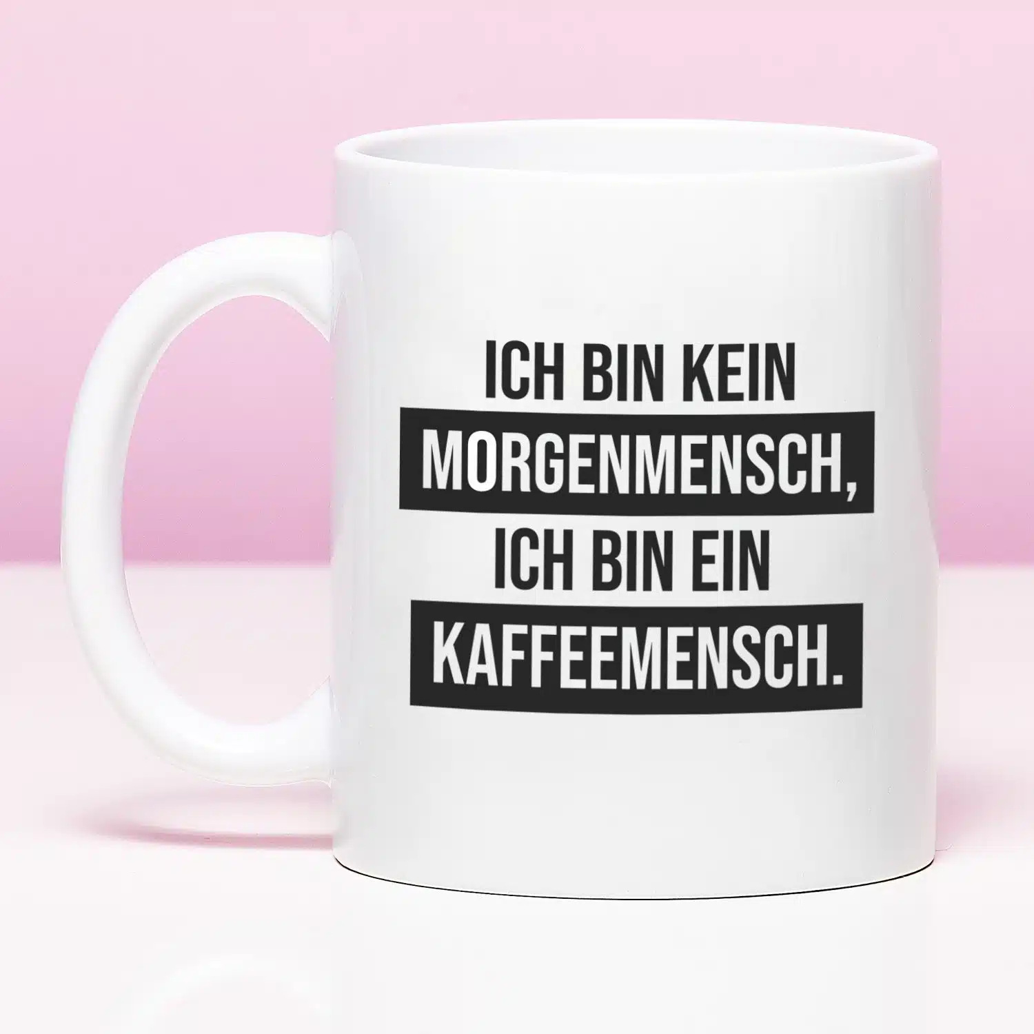 Tasse Ich bin kein Morgenmensch