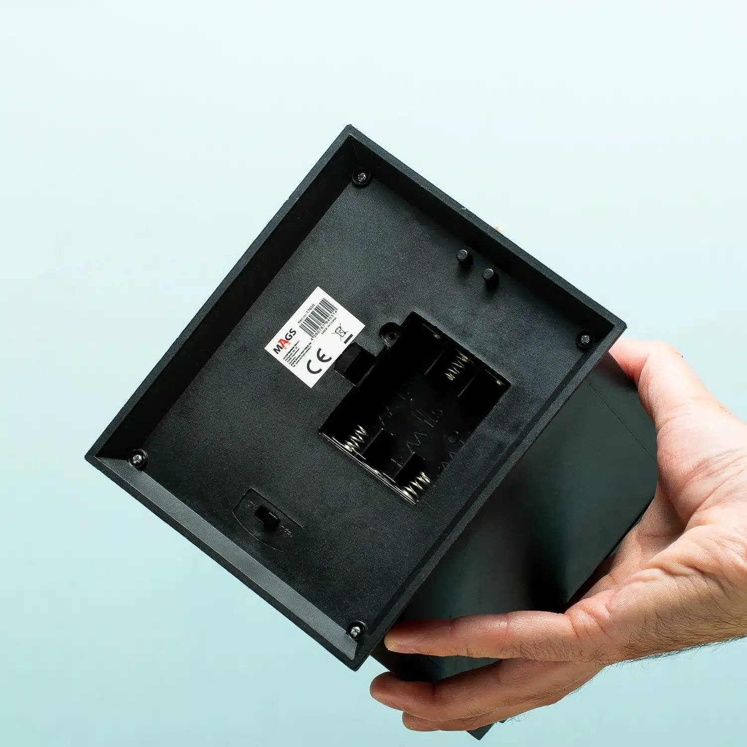 Laterne mit Kaminfeuer