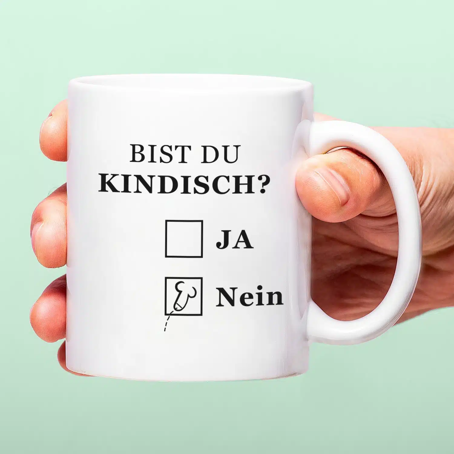 Tasse Kindisch