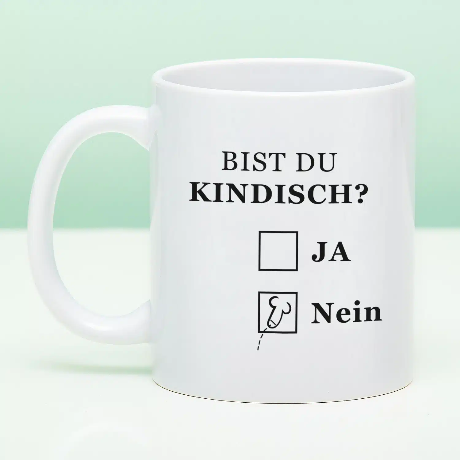 Tasse Kindisch