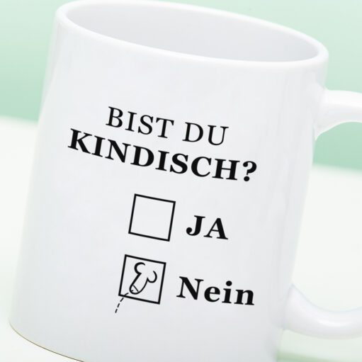 Tasse Kindisch