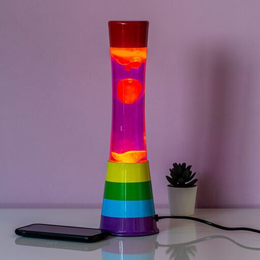 Regenbogen-Lavalampe