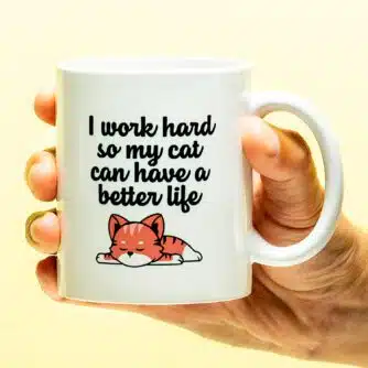 Tasse I Work Hard
