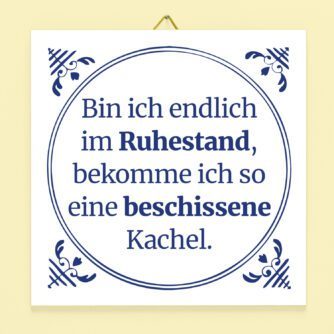 Kachel Bin ich endlich im Ruhestand