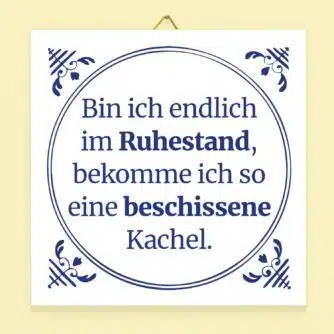 Kachel Bin ich endlich im Ruhestand