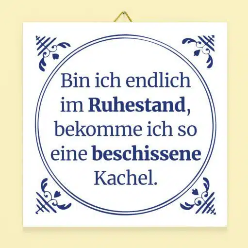 Kachel Bin ich endlich im Ruhestand