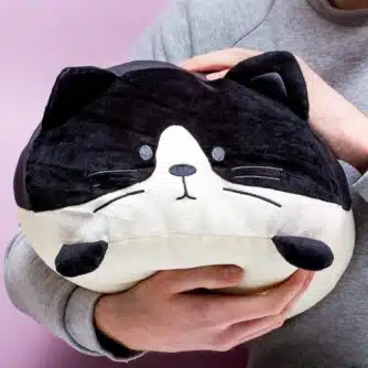 Katzenkissen - Schwarz mit Weiß