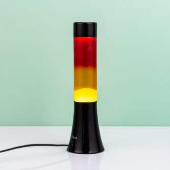 Mini-Lavalampe Rot und Gelb