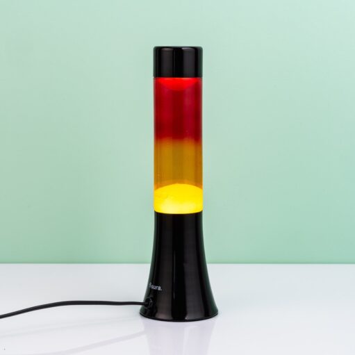 Mini-Lavalampe Rot und Gelb