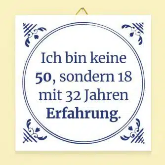 Kachel Ich bin keine 50
