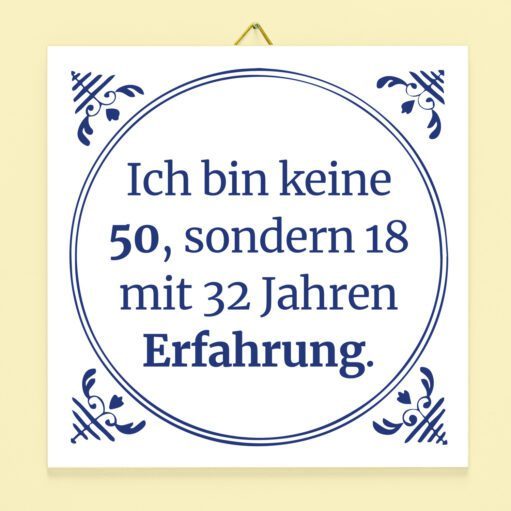 Kachel Ich bin keine 50