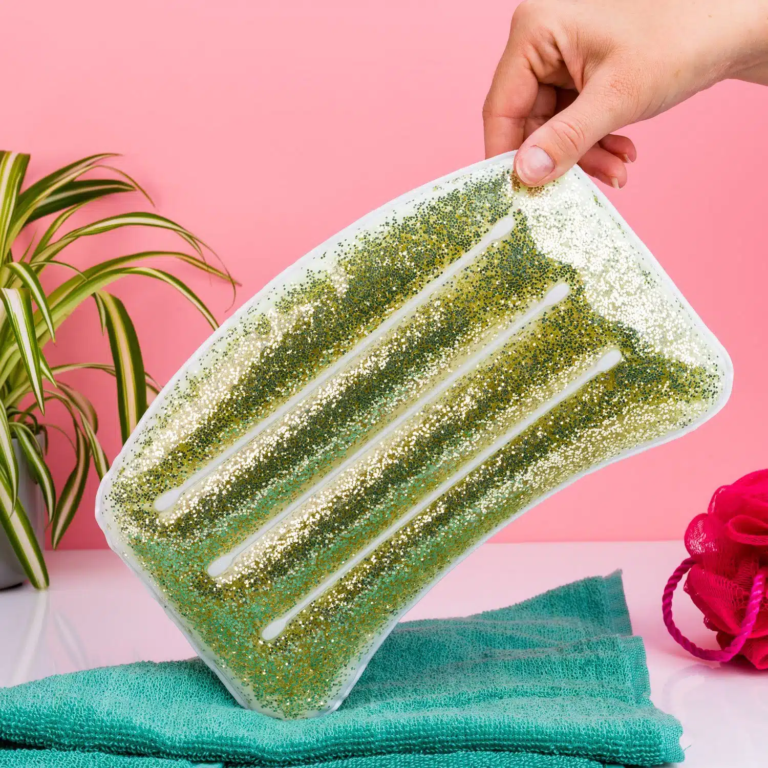 Glitzern Badekissen