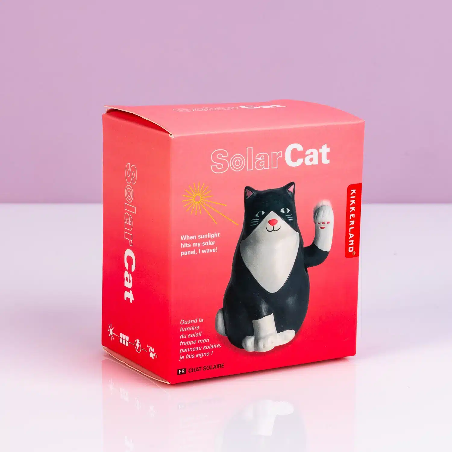 Solarbetriebene Winkende Katze