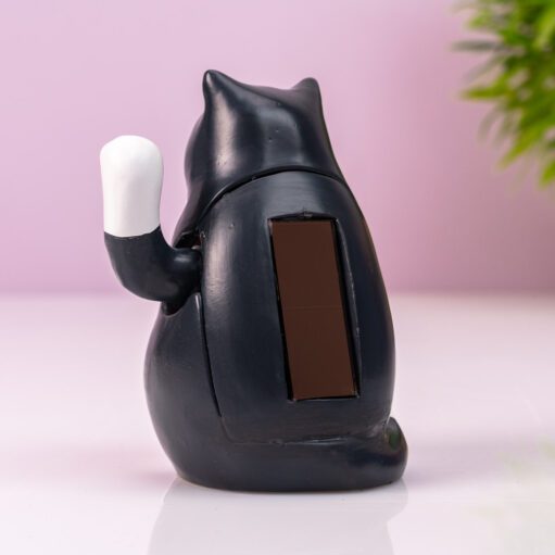 Solarbetriebene Winkende Katze
