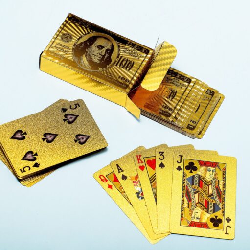 Goldenes Kartenspiel