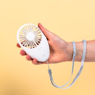 Tragbarer Mini Ventilator mit LED-Beleuchtung