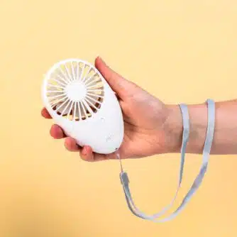 Tragbarer Mini Ventilator mit LED-Beleuchtung