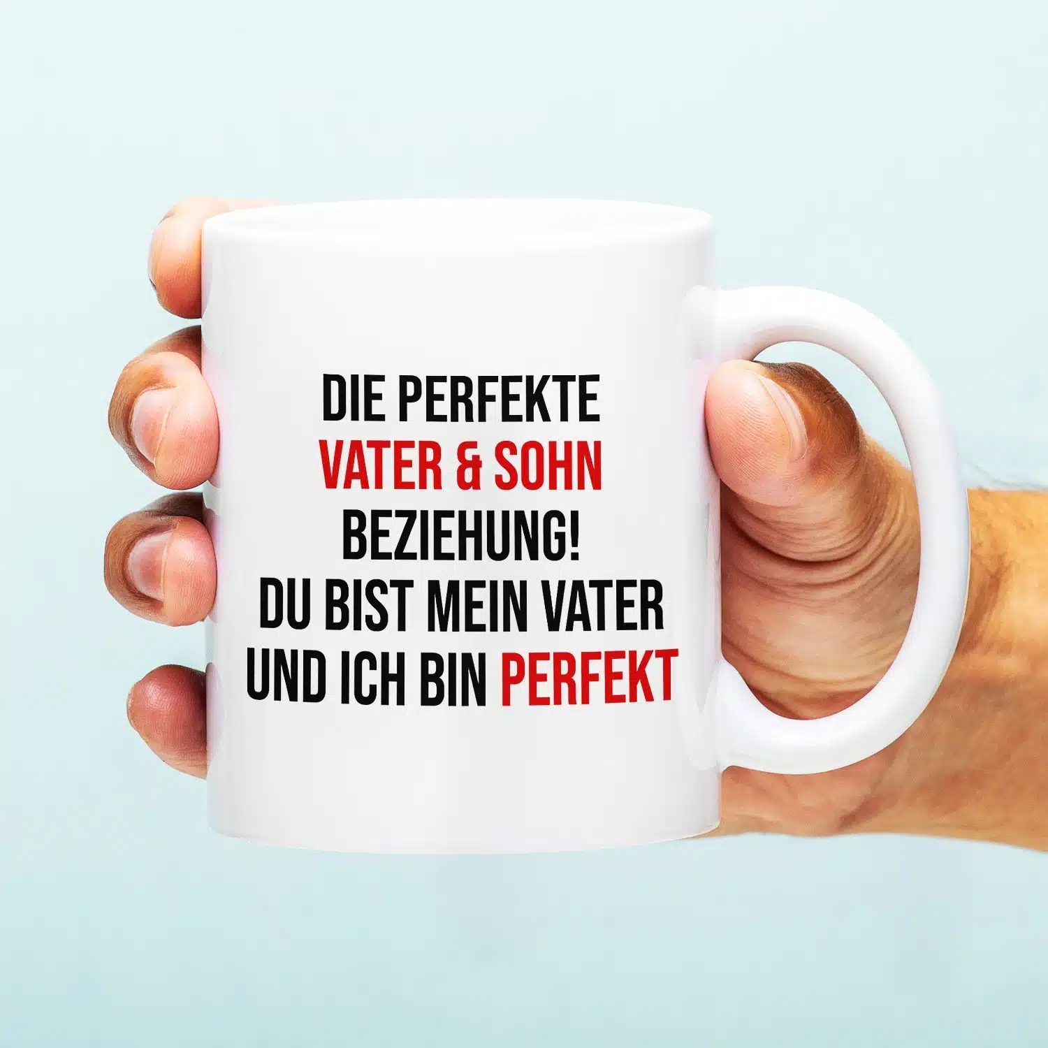 Tasse Perfekte Vater & Sohn-Beziehung