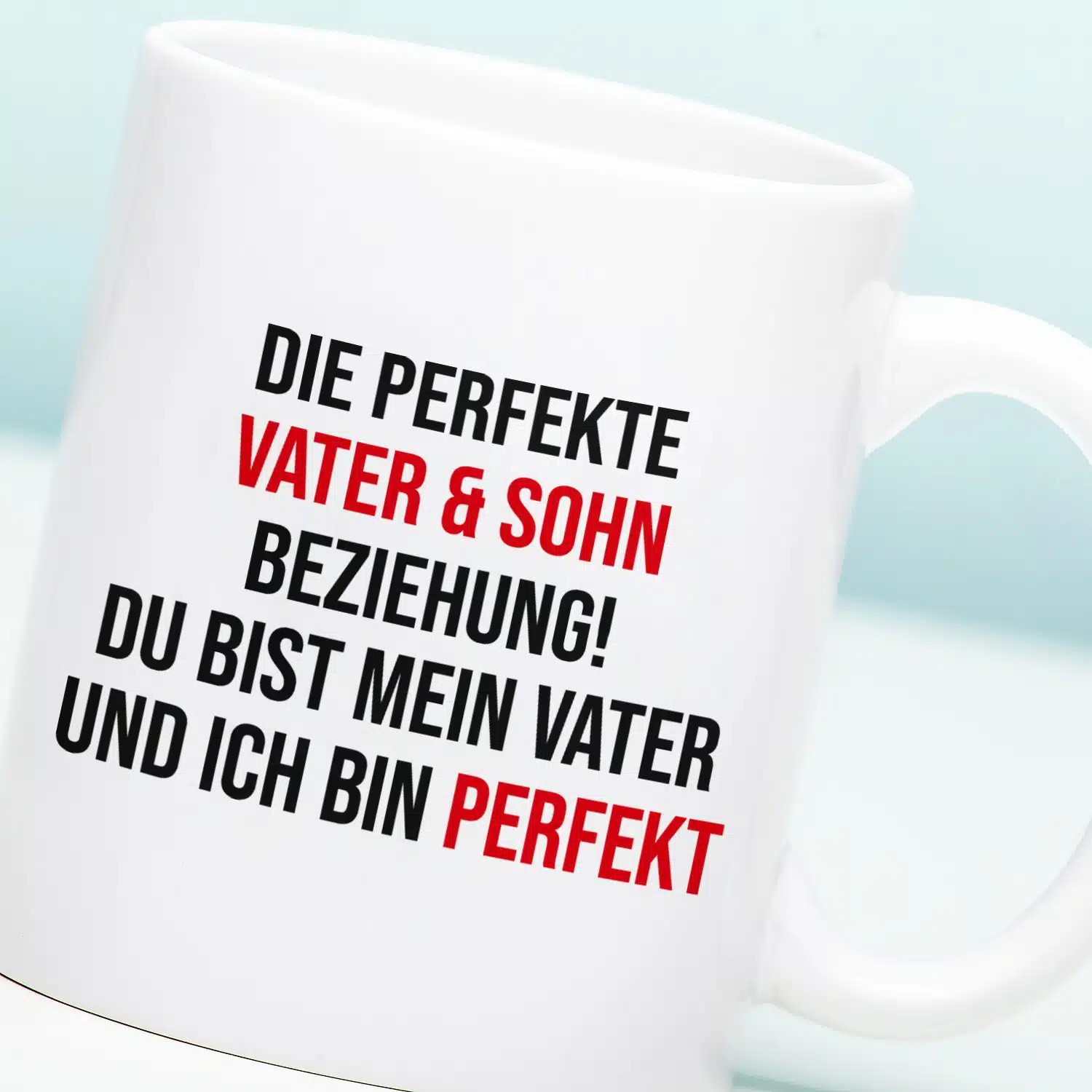 Tasse Perfekte Vater & Sohn-Beziehung