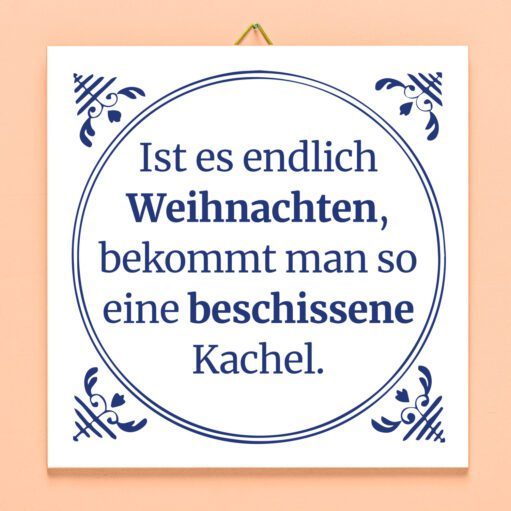 Kachel Ist es endlich Weihnachten...