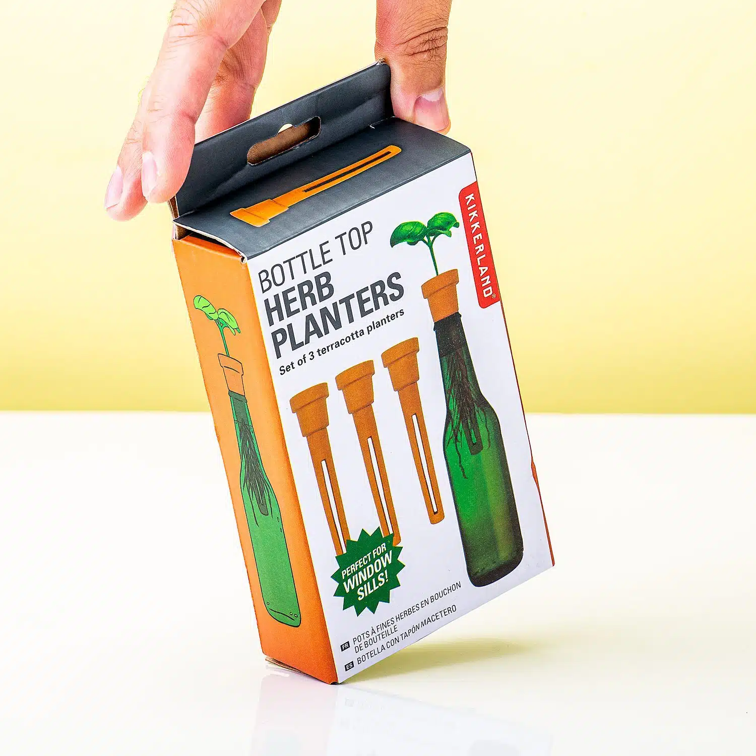 Flaschenkappen-Kräuteranzüchter (Set von 3)