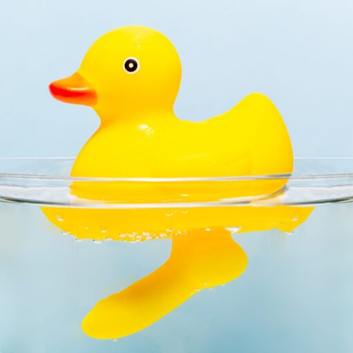 Duck With A Dick Badeente