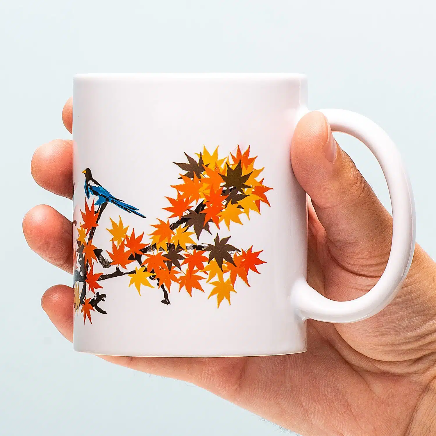 Maple Leaves wärmeempfindliche Tasse