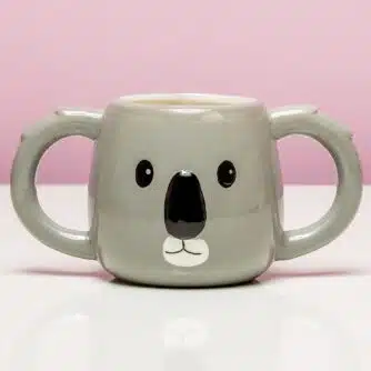 Tierbecher - Koala/grau