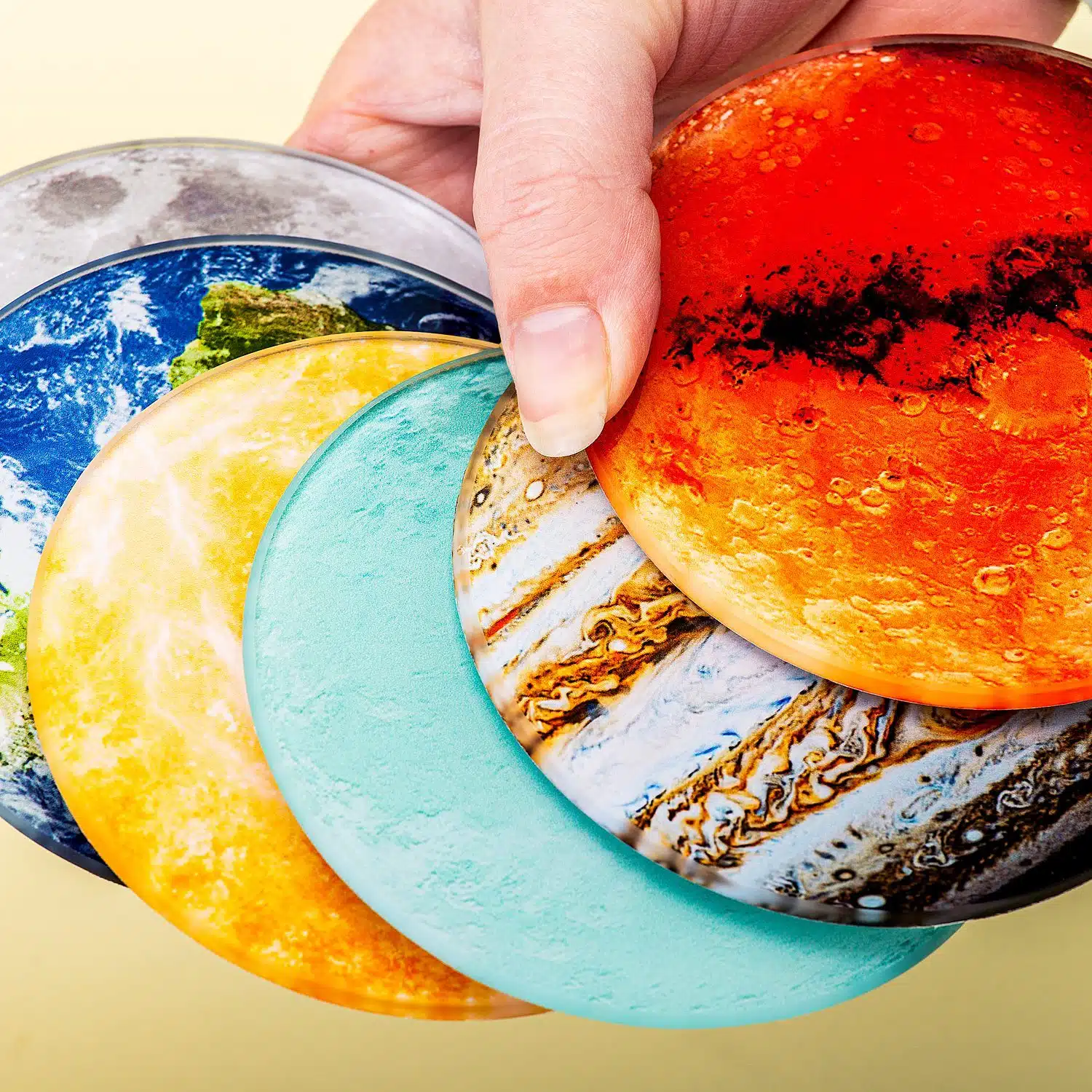 Planeten Untersetzer (Set von 6)