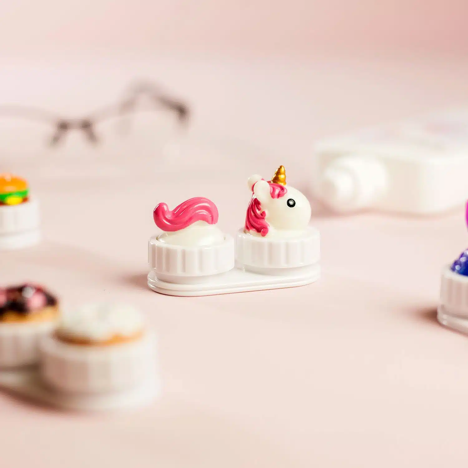 Einhorn Linsenbehälter