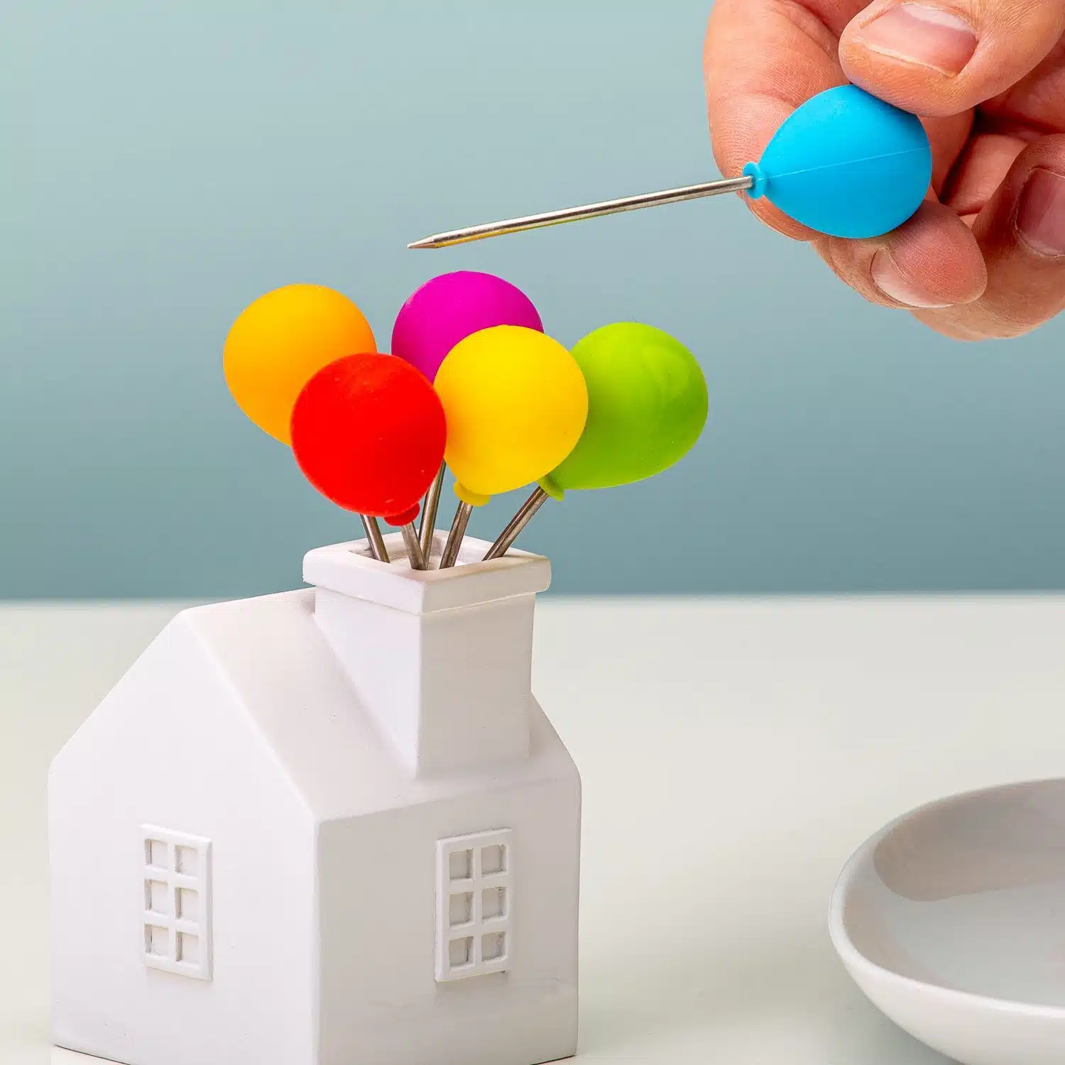 Up Cocktailspieße mit Häuschen