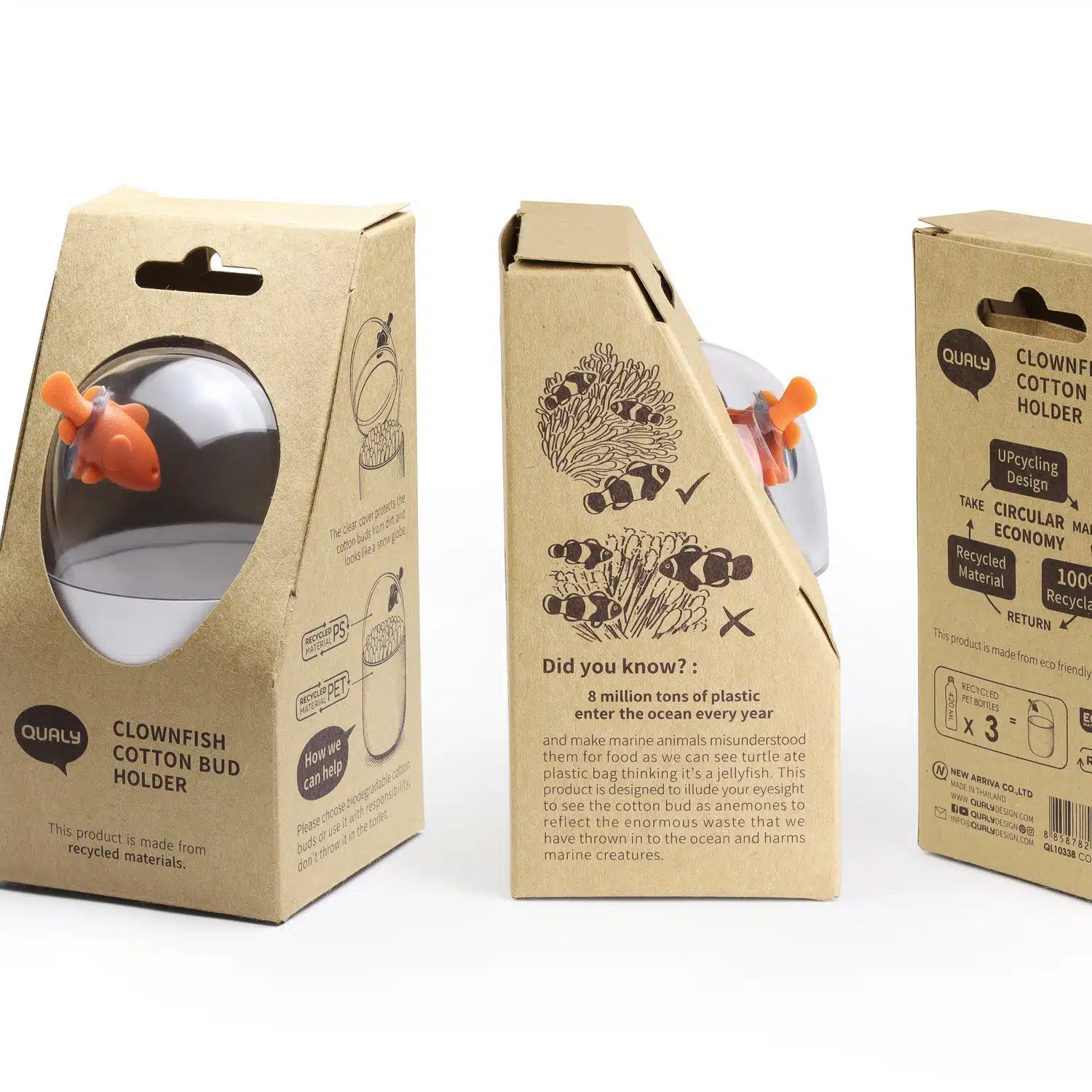 Clownvis wattestäbchenhalter