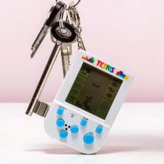 Tetris Spielkonsole mit Schlüsselanhänger