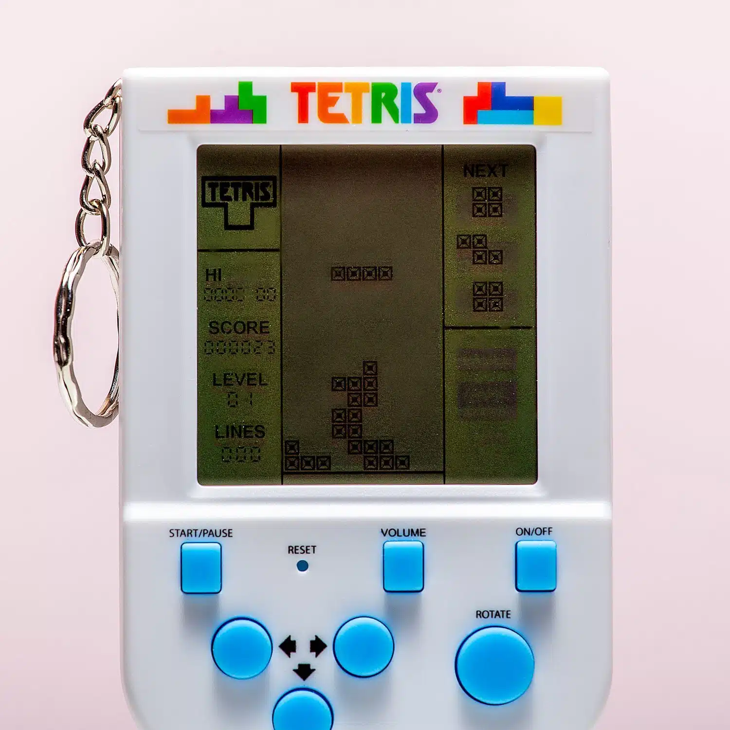 Tetris Spielkonsole mit Schlüsselanhänger