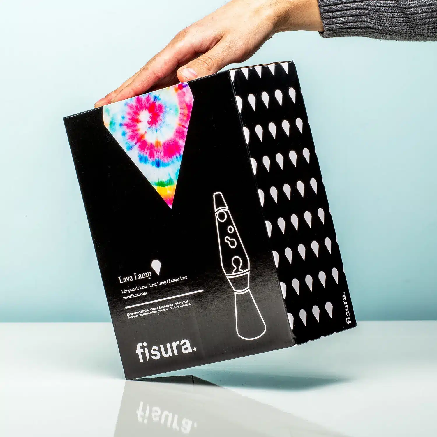 Tie Dye Bullet Lavalampe