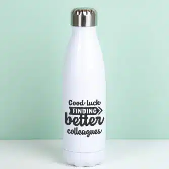 Thermosflasche Better Colleagues - weis