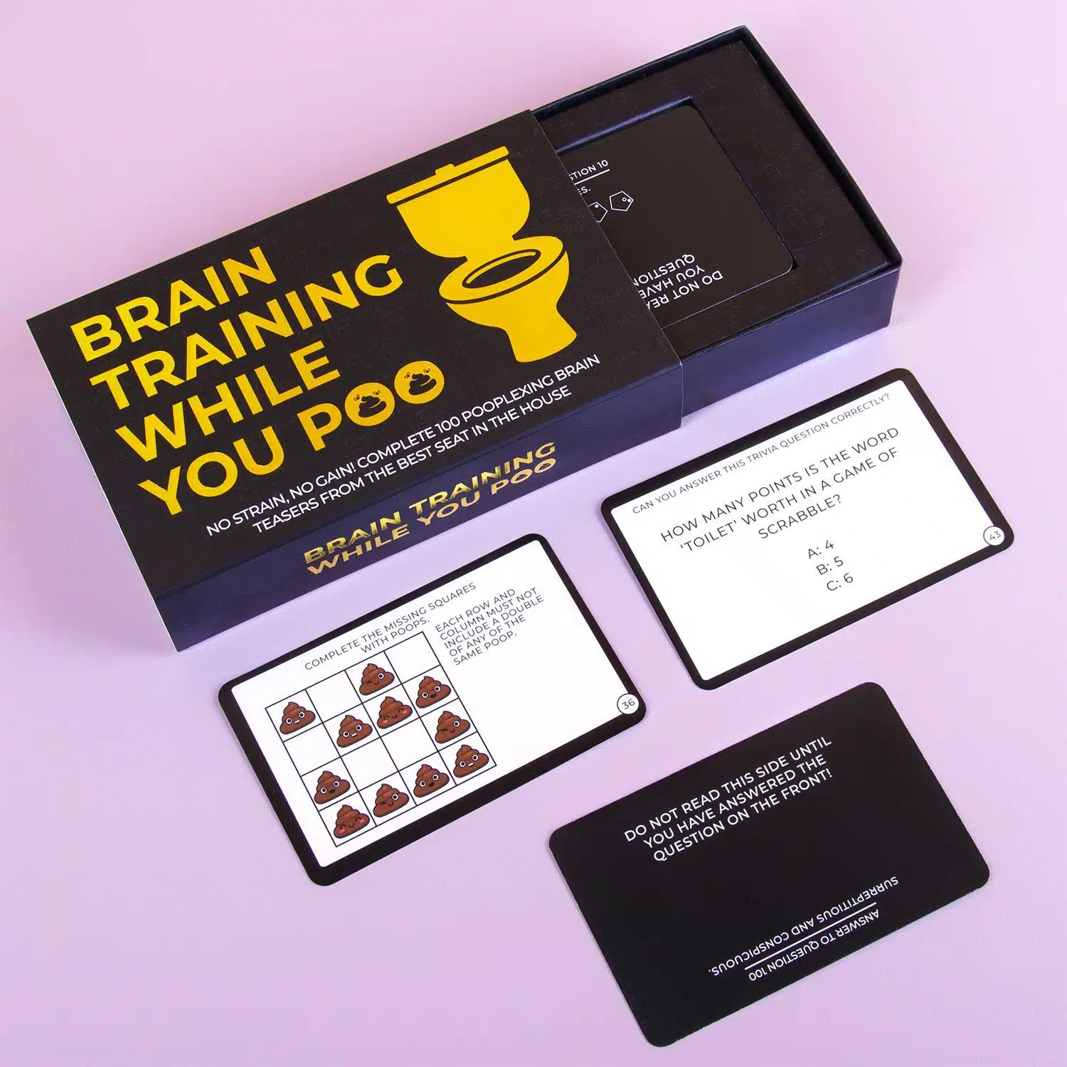 Brain Training While You Poo Karten